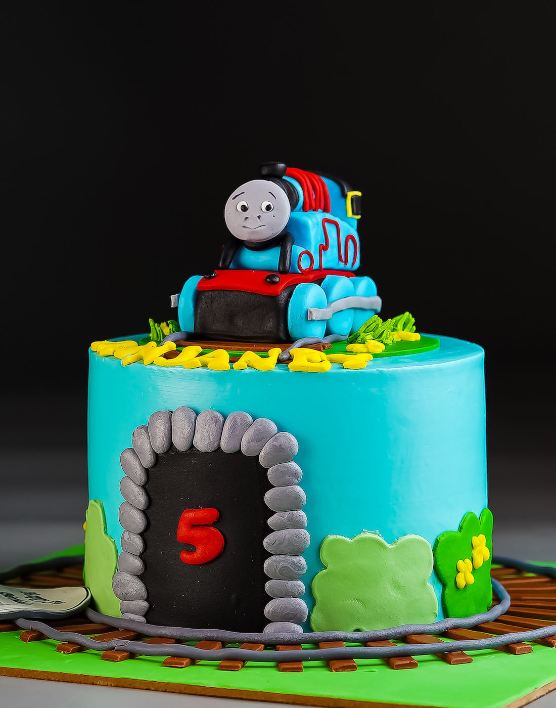 Thomas Train Design Cake - Creme Castle