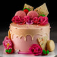 Drippy Macaroon Design Cake - Creme Castle