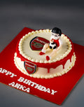 Footballer in the field Cake