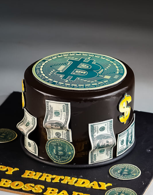 Bitcoin Cash Cake - Creme Castle