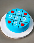 Caramel Butterscotch Dad Crossword Cake