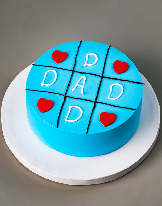 Dad Crossword Cake