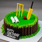 Cricket Cake with Pitch by Creme Castle