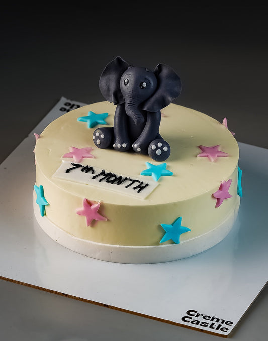 Starry Elephant Cake
