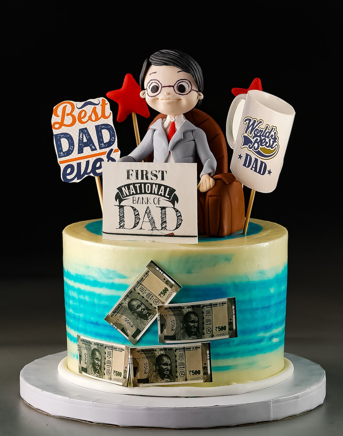 Boss Dad Father's Day Cake - Creme Castle