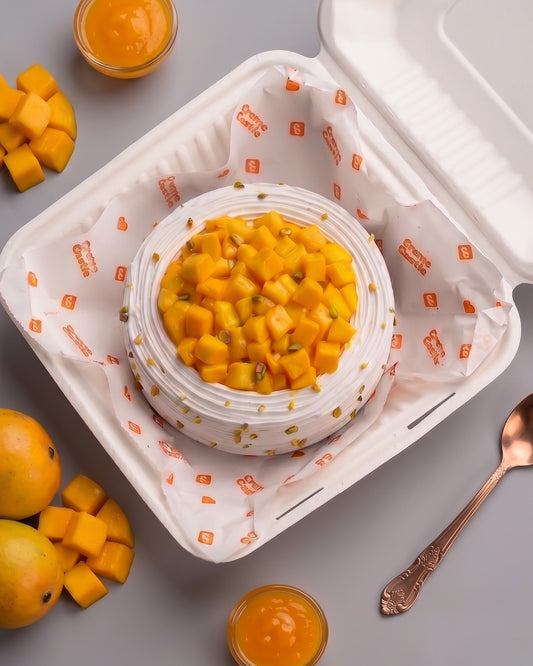 Fresh Mango Bento Cake