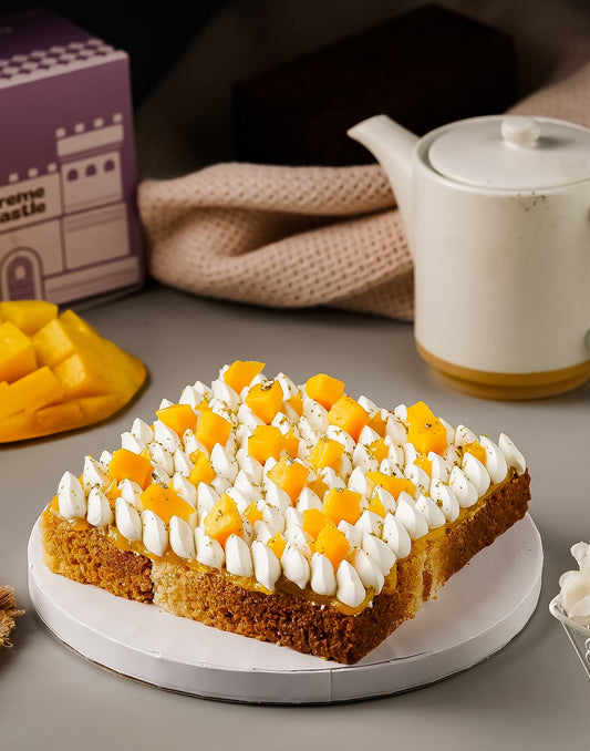 Mango Mousse Milk Cake