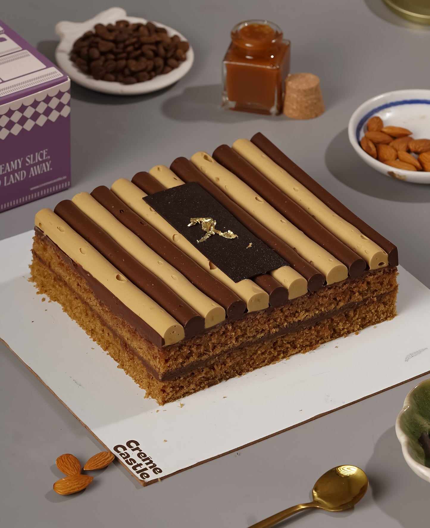 Almond Mocha Tea Cake