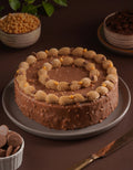 Milk Chocolate Butterscotch Crunch Cake