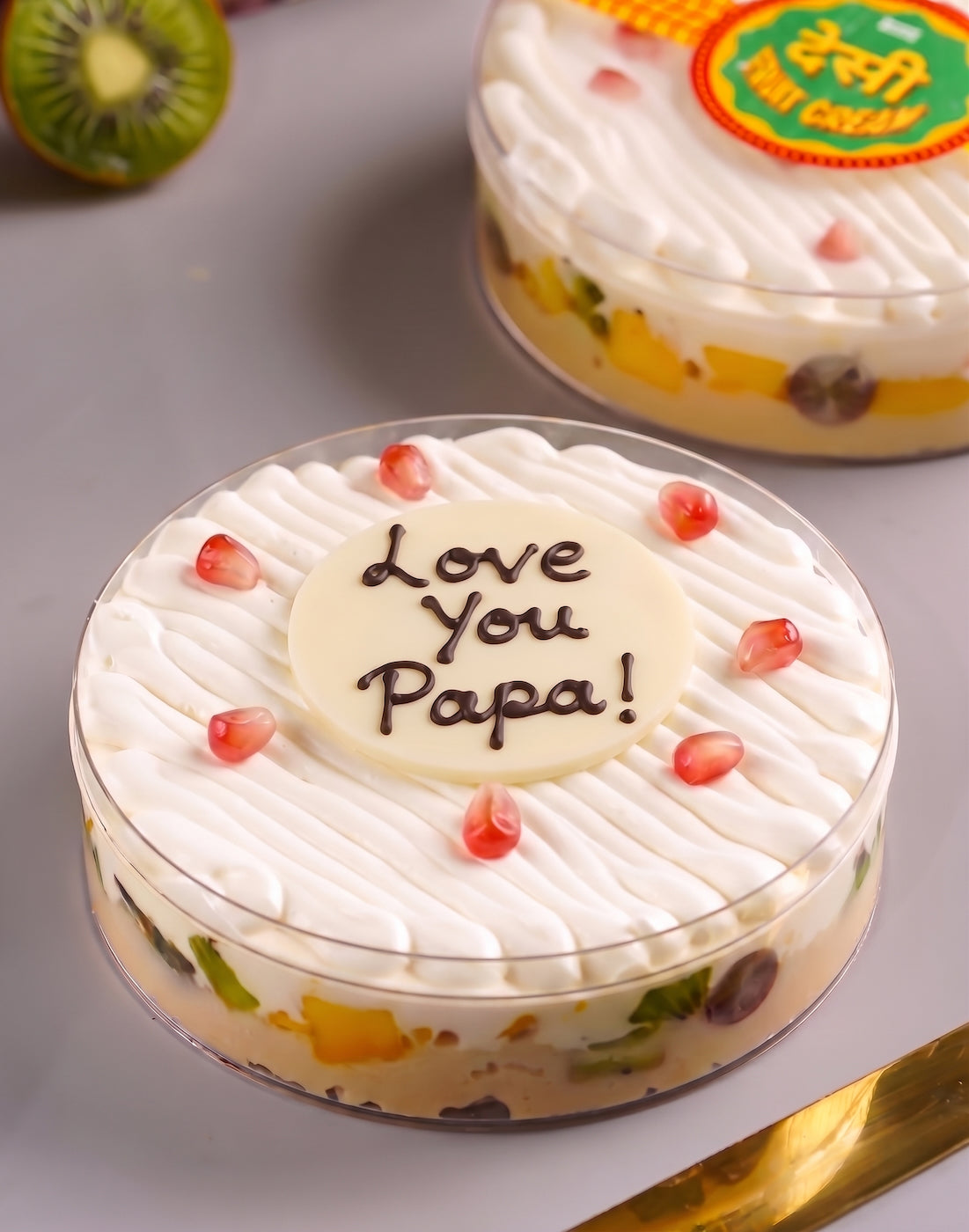 Desi Fruit Cream Cake - Creme Castle