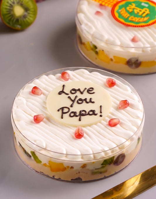 Desi Fruit Cream Cake - Creme Castle