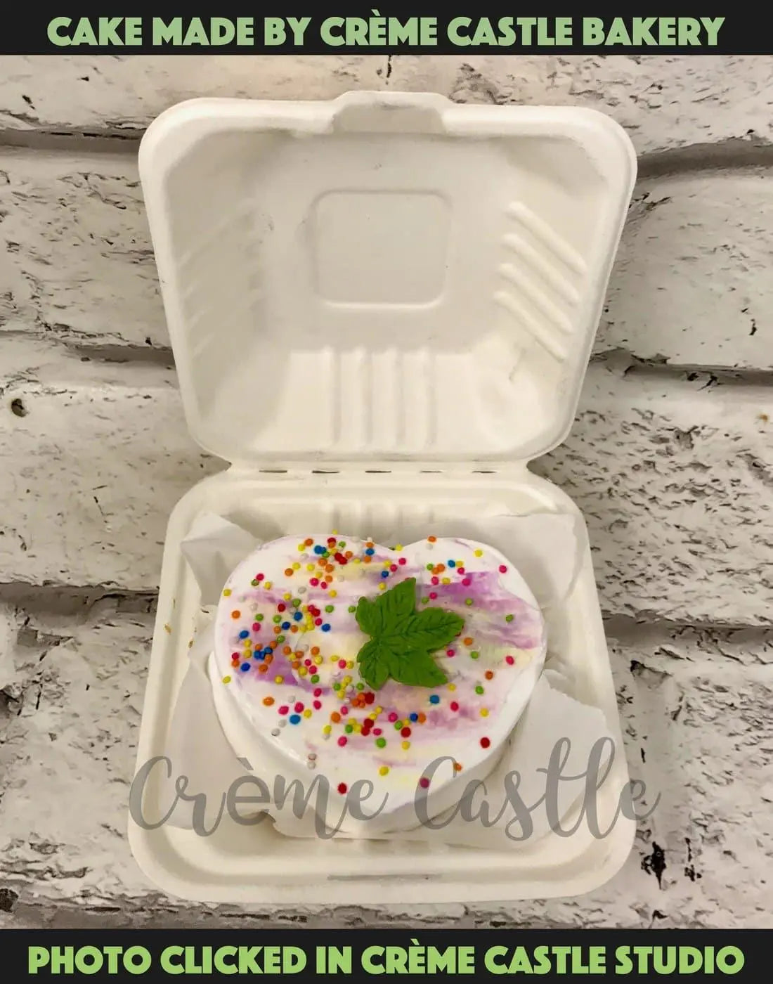 White Colourful bento Cake. Noida and Gurgaon