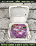 Purple Heart Bento Cake