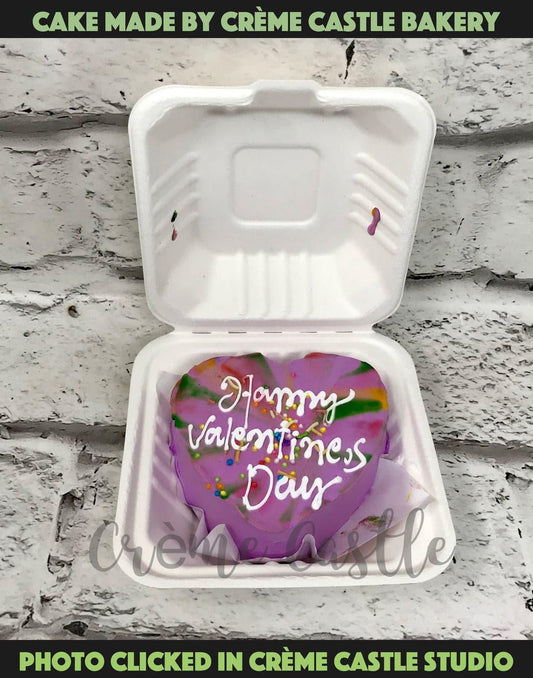 Purple Heart Bento Cake. Noida and Gurgaon