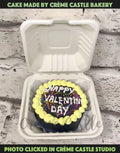 Black Yellow Bento Cake