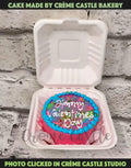 Red Blue Bento Cake