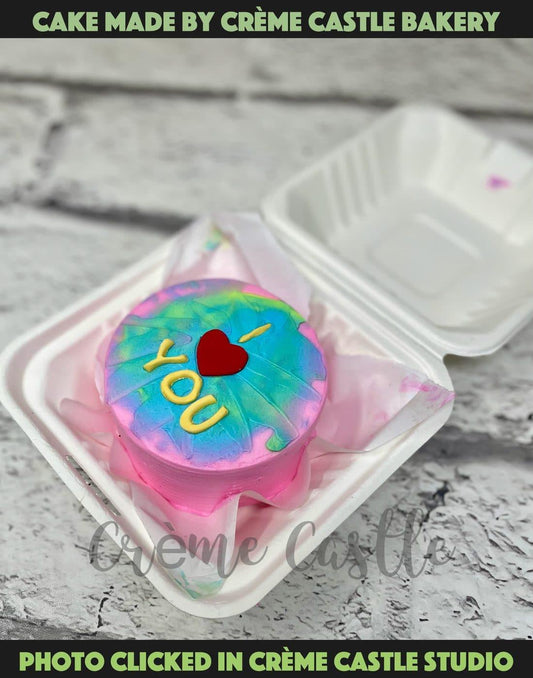 Pink Blue Bento Cake. Noida and Gurgaon