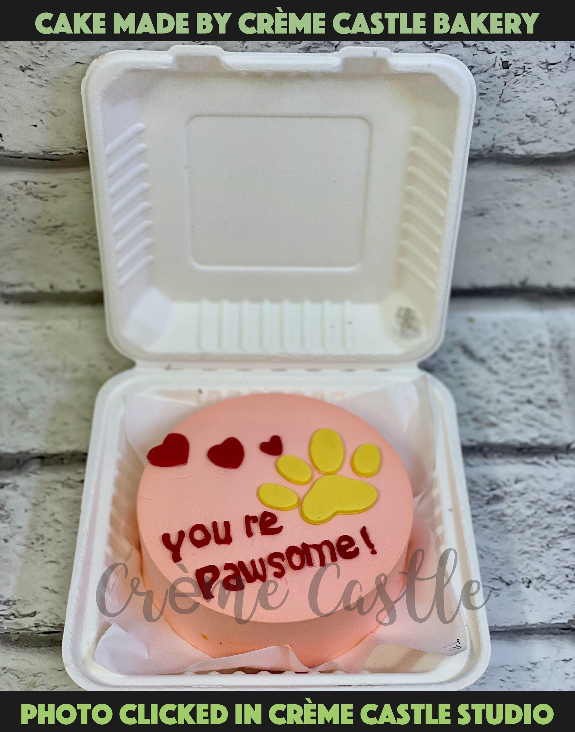 Pawsome Bento Cake - Creme Castle