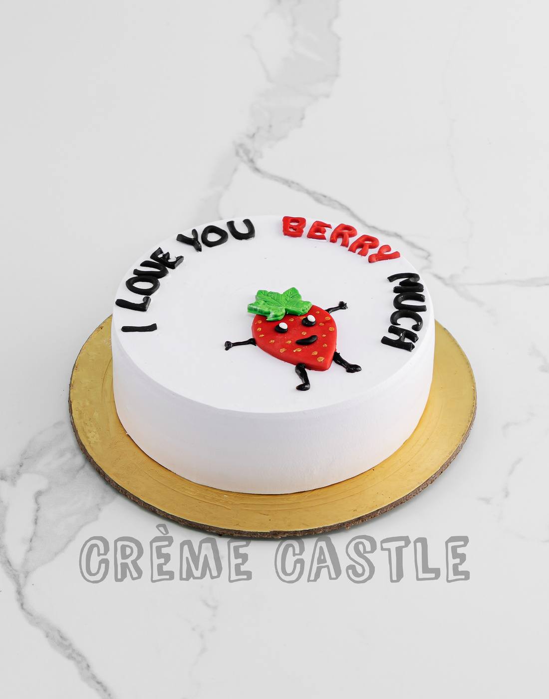 Berry Love Bento Cake - Creme Castle