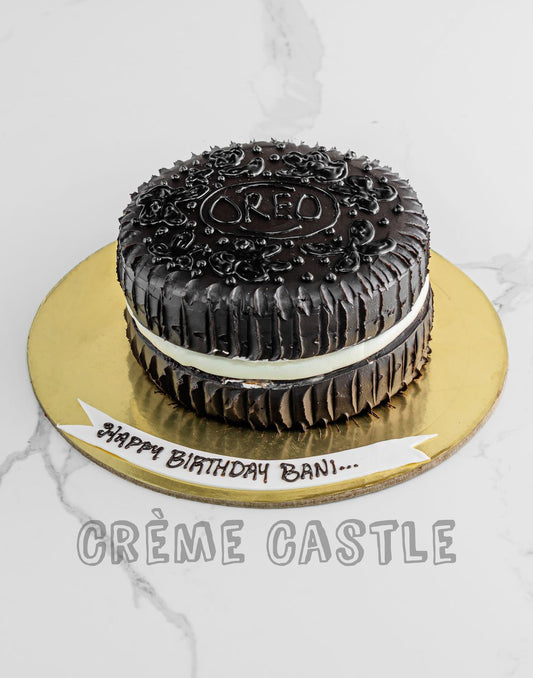 Oreo Biscuit Shape - Creme Castle