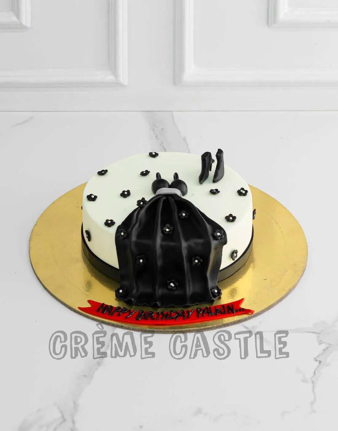 Dress and shoes - Creme Castle