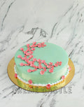 Cherry Blossom Floral Cake