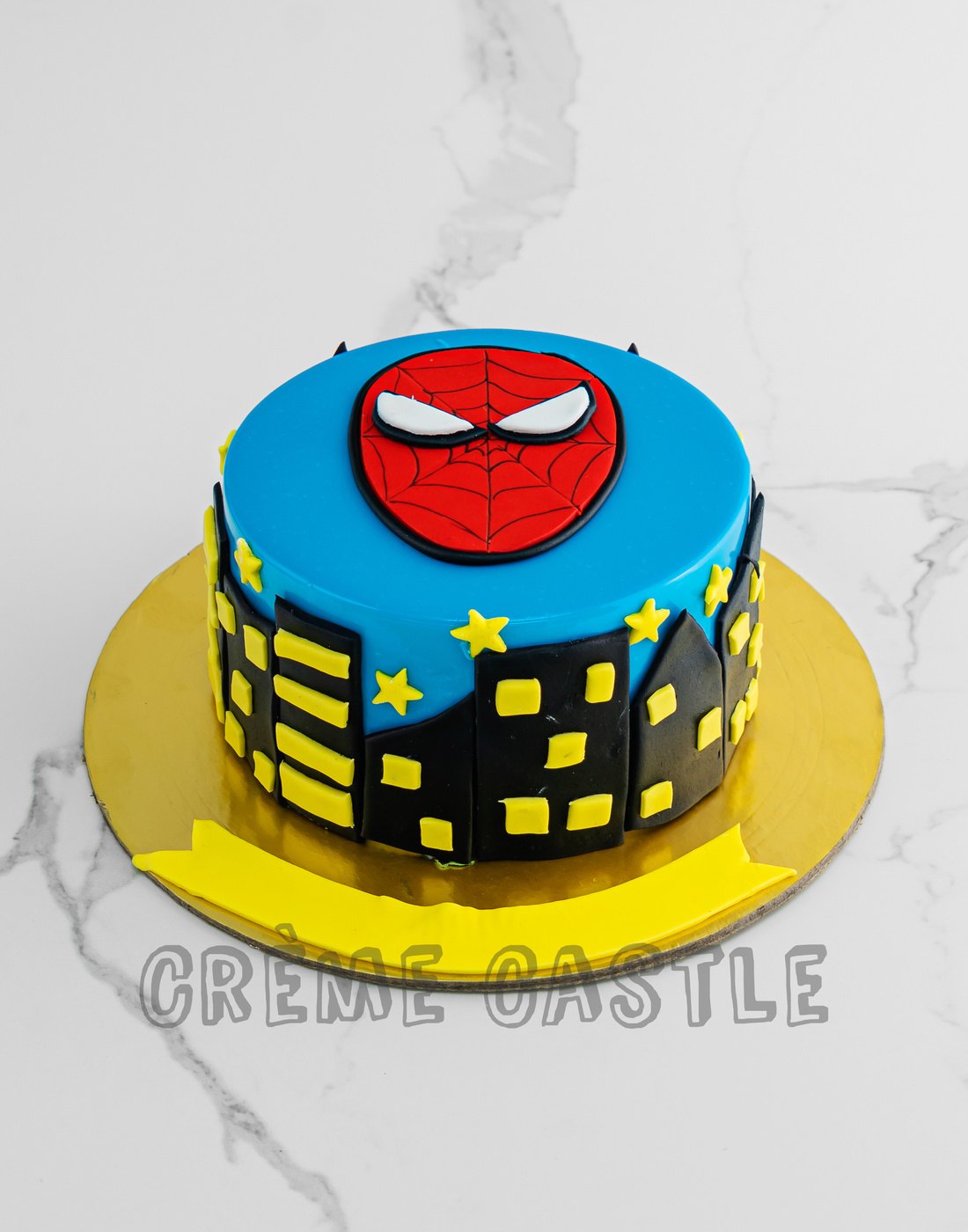 Online 5 Number Spiderman Theme Cake Delivery in Noida