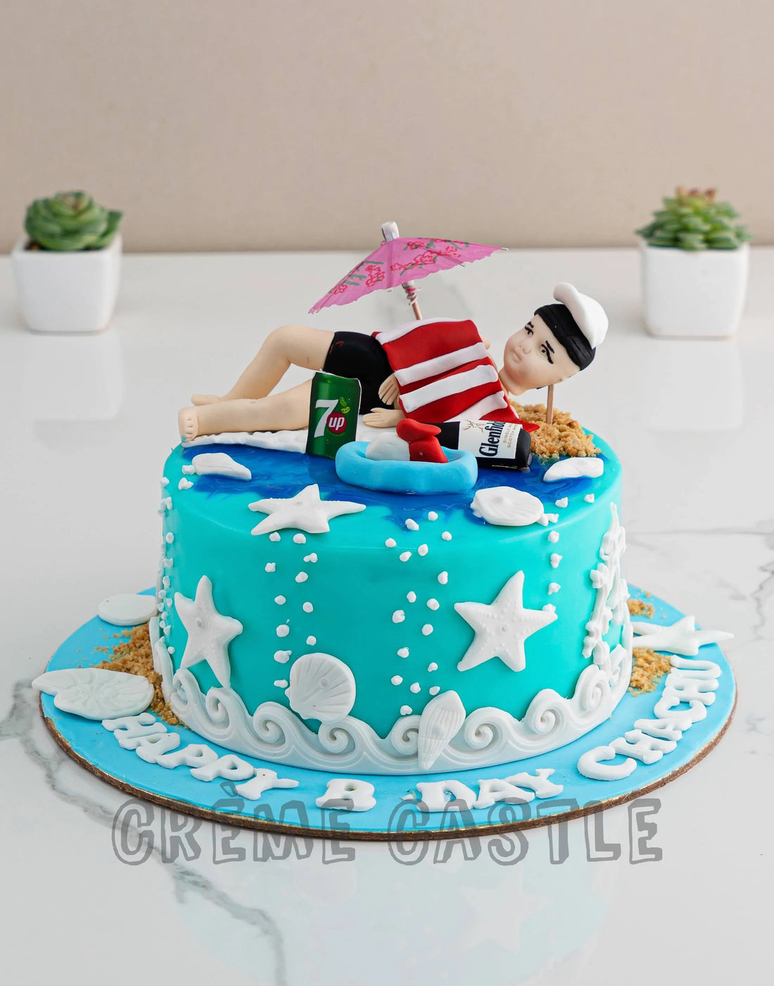 Retirement Theme Cake by Creme Castle