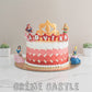 Princess theme Cake. Cinderella Cake by Creme Castle