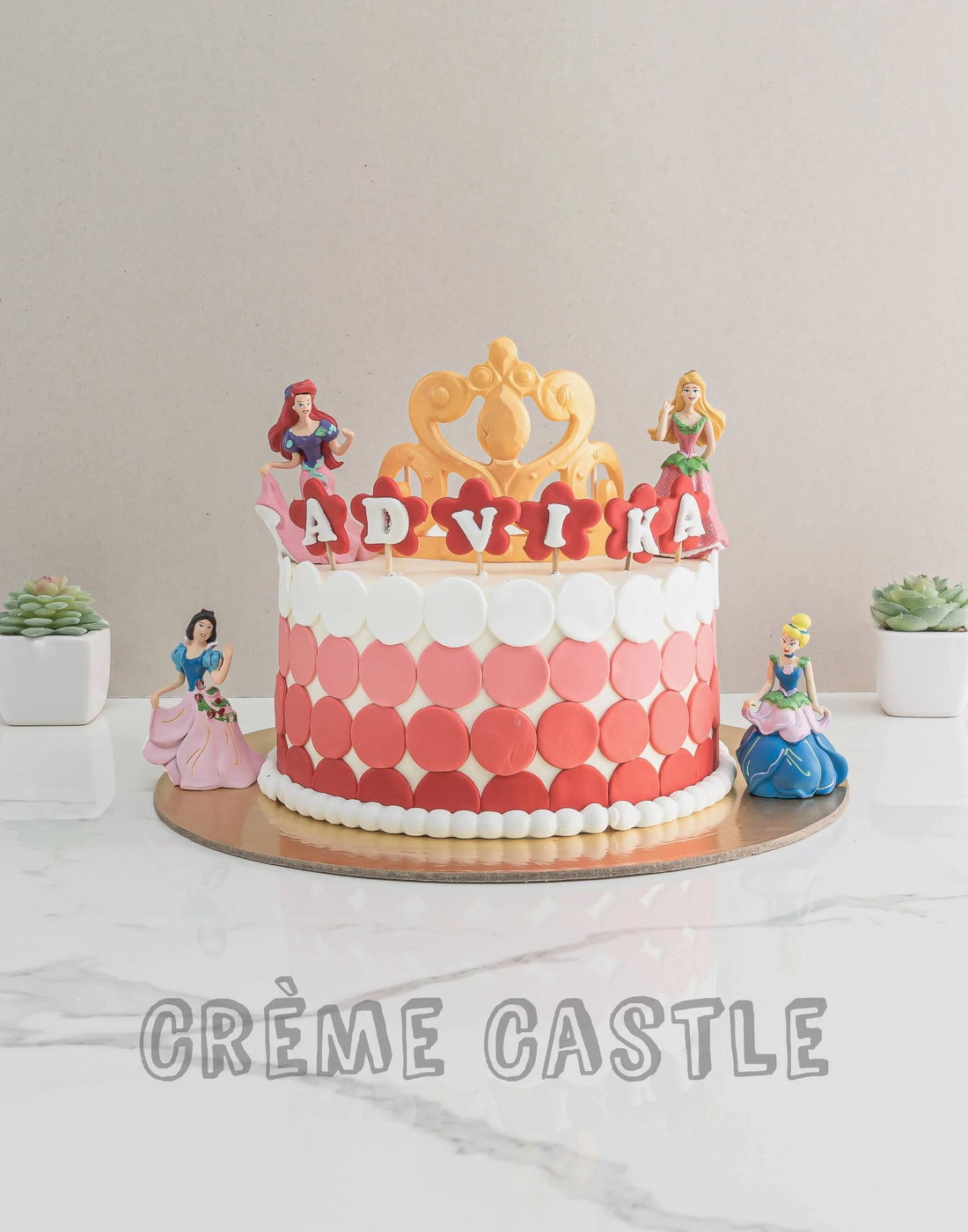 Princess theme Cake. Cinderella Cake by Creme Castle