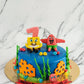 SpongeBob Theme Cake. Kids Birthday Cake Ideas. Noida & Gurgaon