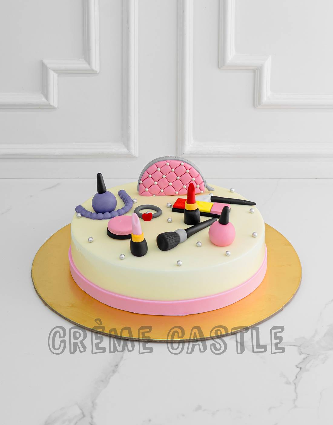 Make Up Theme Cake. Cake Designs for Girlfriend. Noida & Gurgaon – Creme  Castle