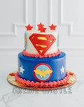 Justice League Theme Cake