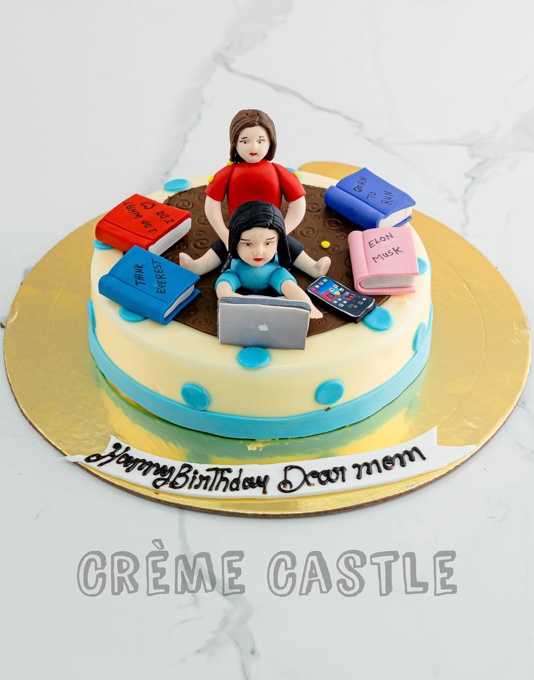 Baby and Working mother theme cake - Customized Cakes Ideas in Noida