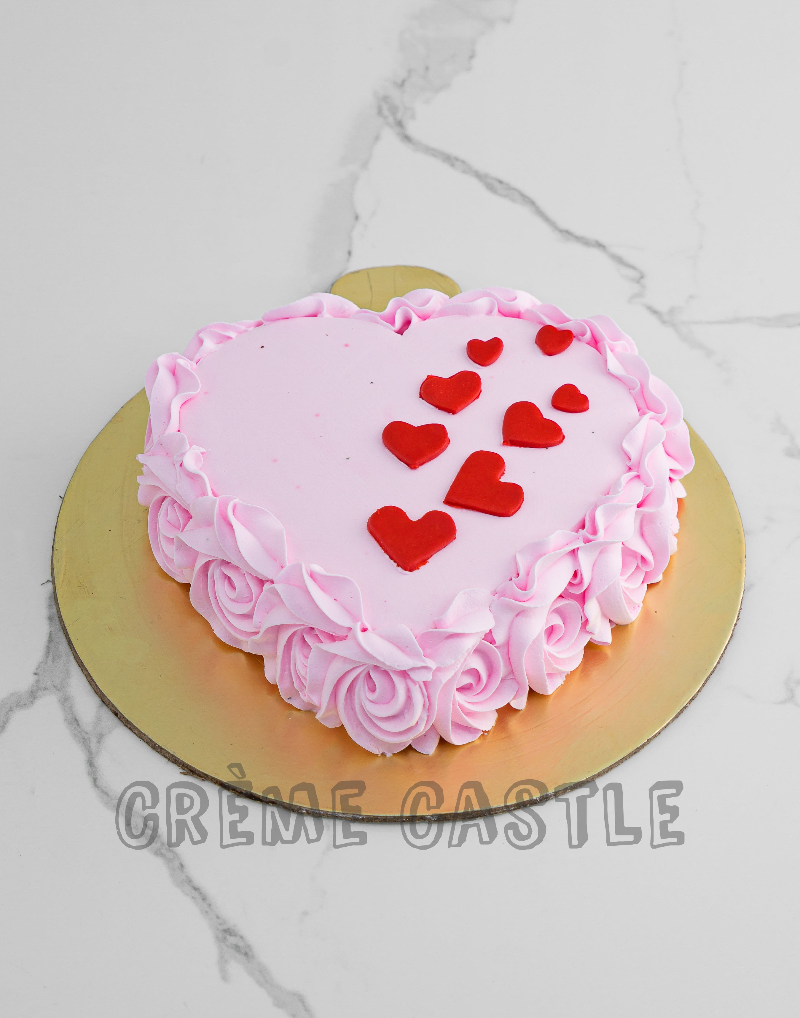 Lovely Heart Shape Chocolate Cake - Tasty Treat Cakes