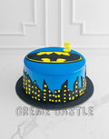 Batman and city lights