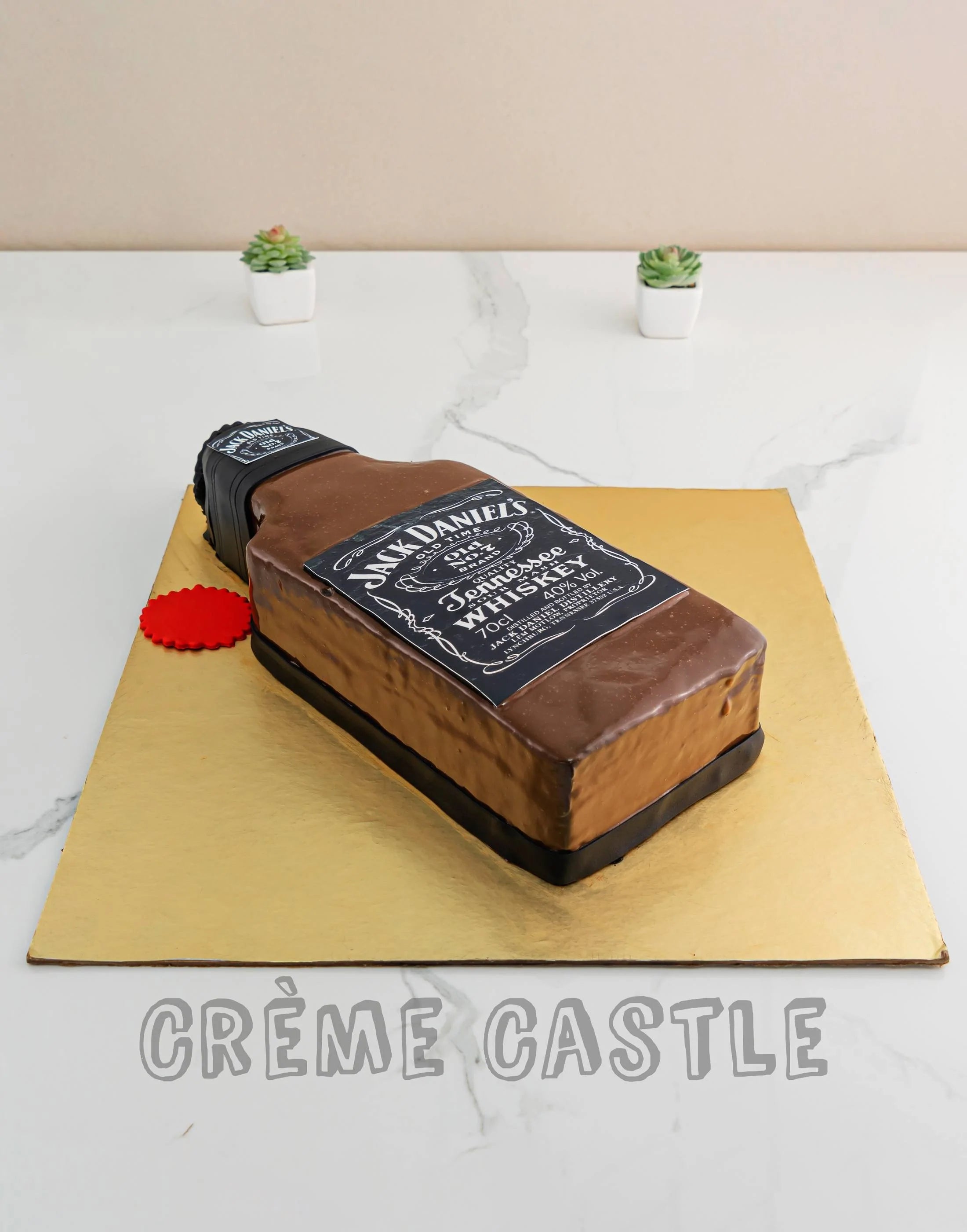 Jack Denials bottle Cake  Photo Print Cake  Levanilla 