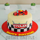 Pixar McQueen Car Cake by Creme Castle