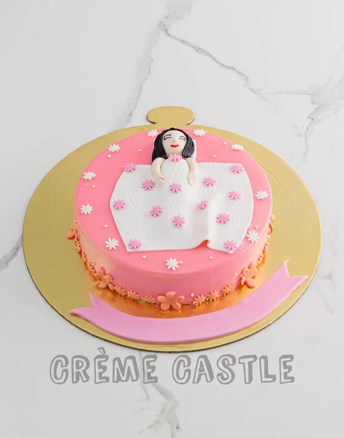 Sleeping Girl Cake. Cake Designs for Women. Noida & Gurgaon