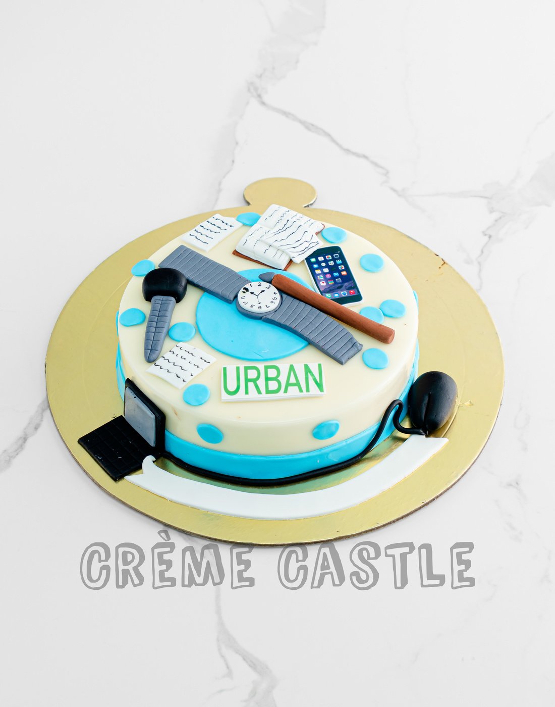 Cake For A Workaholic - Creme Castle