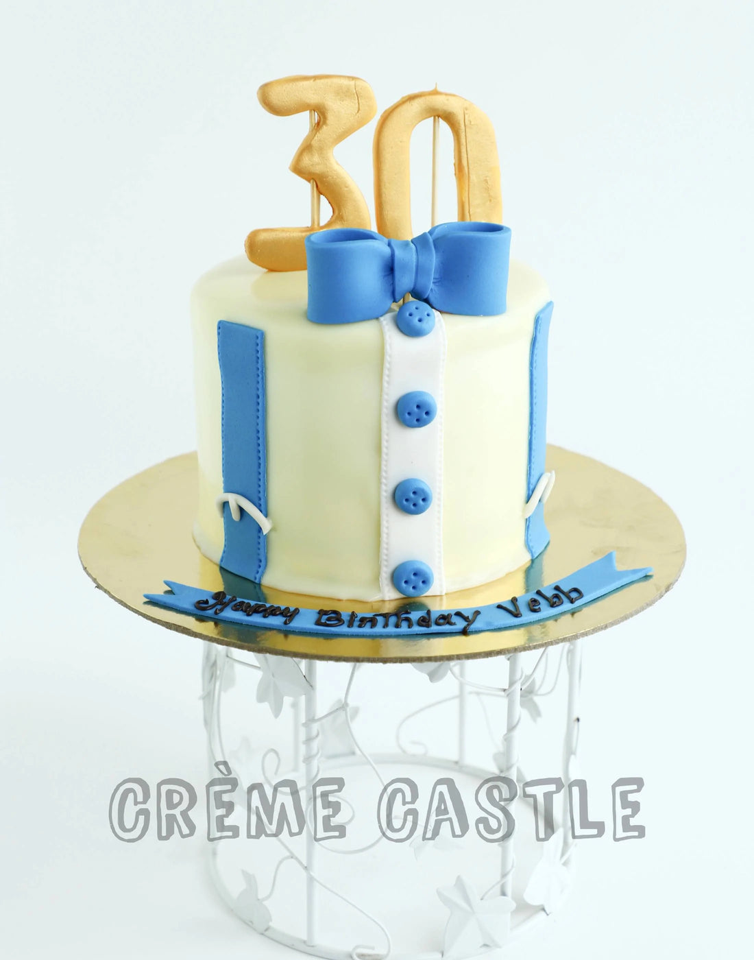 Suit theme cake by Creme Castle