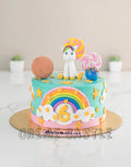Blue Unicorn Cake