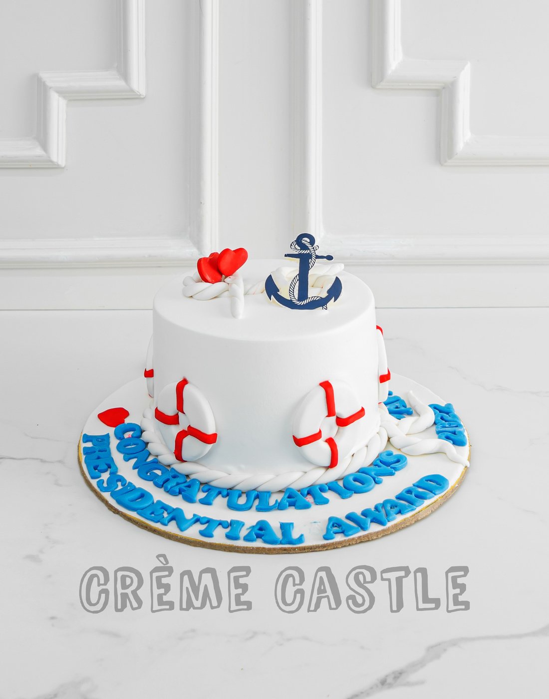 Sailor theme cake by Creme Castle