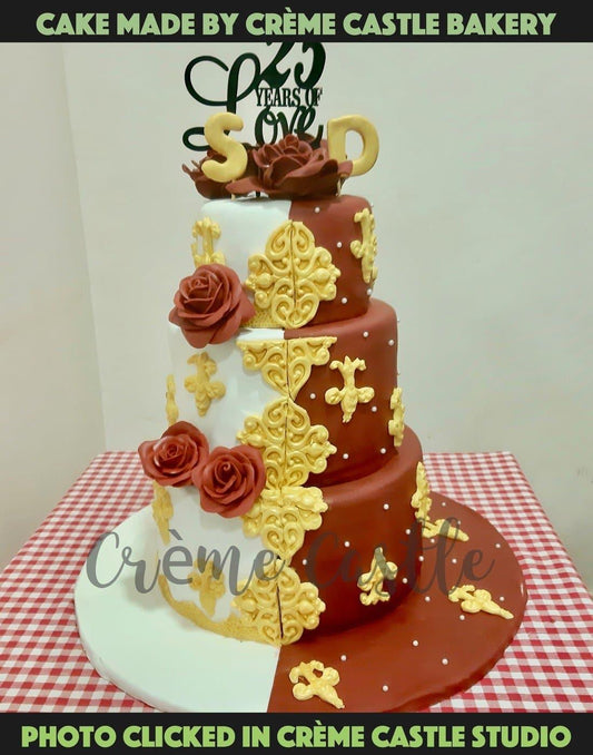 Saree Cake | Creme Castle