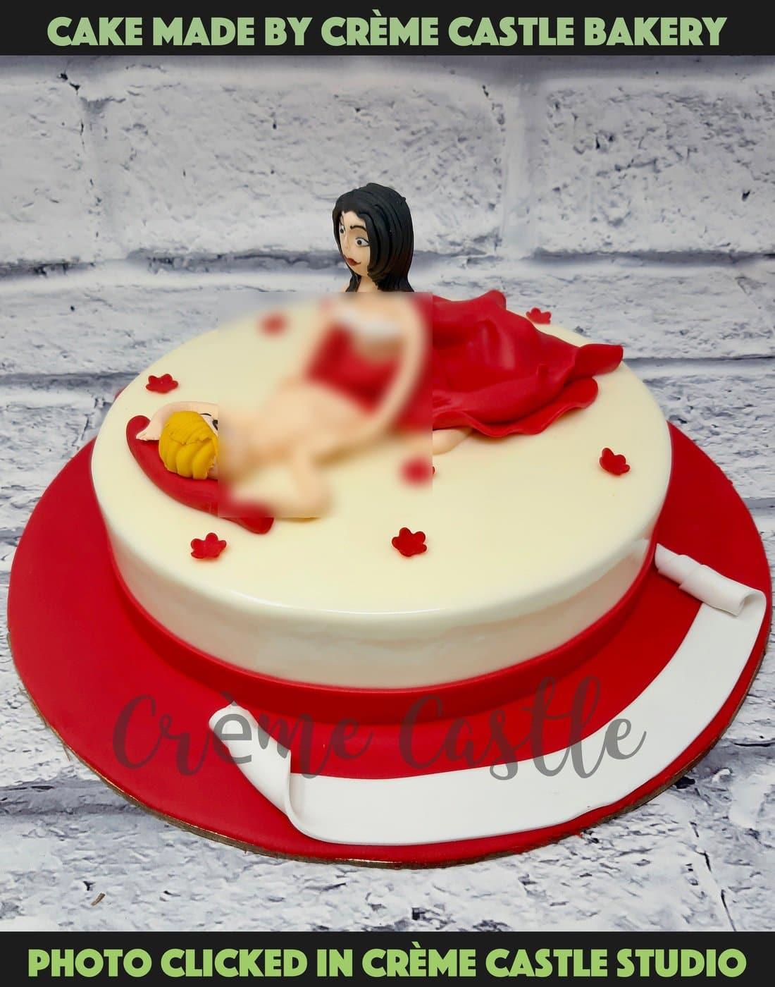 Bachelorette Cake - Creme Castle
