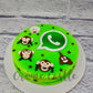 WhatsApp Cake - Creme Castle