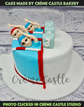 Swimming Theme Cake