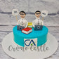 Twin Brothers Accountant Cake. Cakes Designs For Men. Noida & Gurgaon