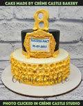 Black and Gold theme cake