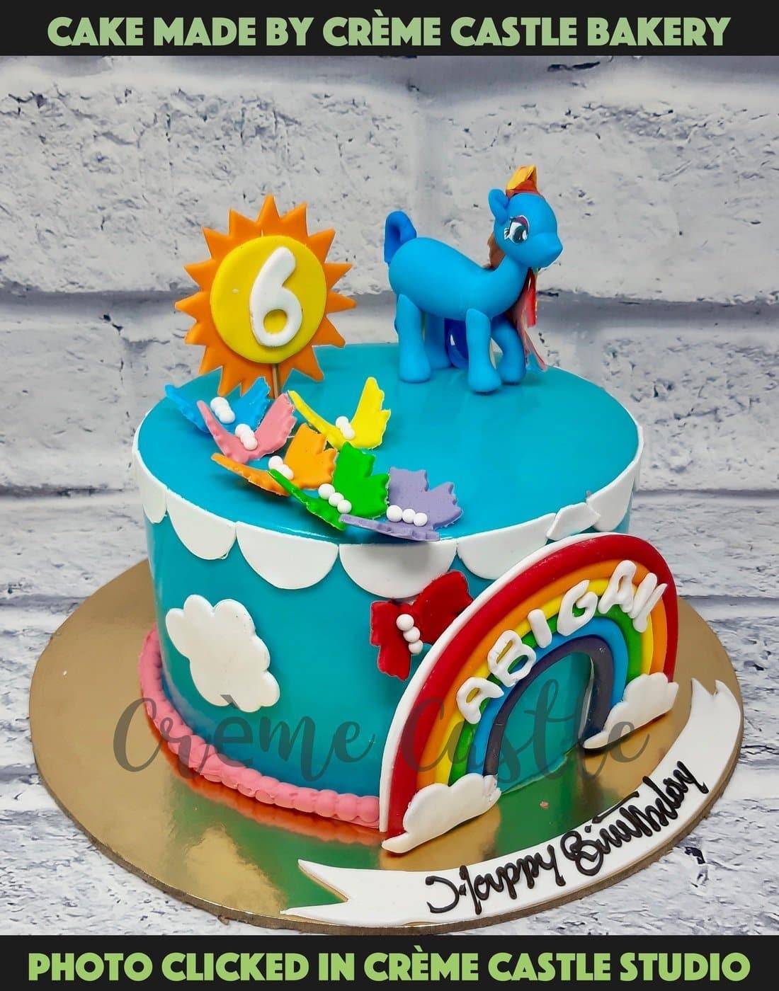 My little pony pinkie pie rainbow dash fluttershy birthday cake design  ideas decorating tutorial - YouTube